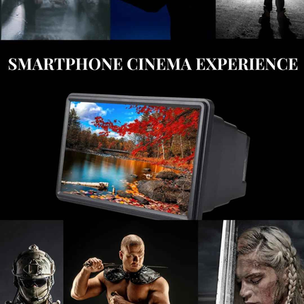 3D Phone Screen Magnifier Video Mobile Amplifier Universal Foldable Turn your Phone into a mini Movie Screen!