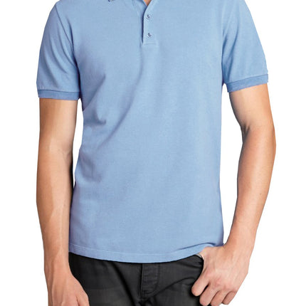 Men Heathered Polo Shirt New Standard Neck Classic NWT Uniform Lounge