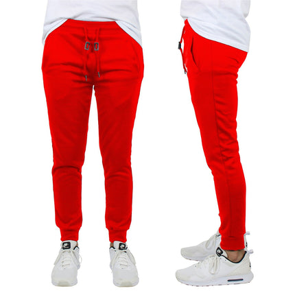 Mens French Terry Active Jogger Pants Sweatpants Lounge Sleep Gym S M L XL XXL