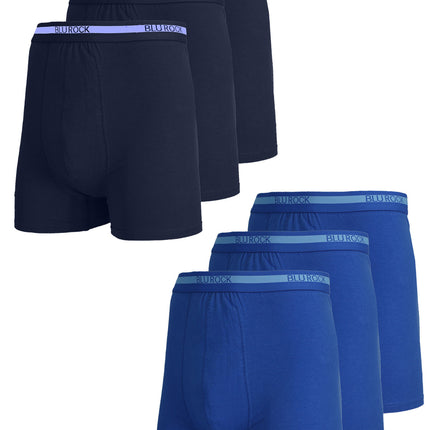 Men's  Stretch Cotton Boxer Briefs (6-Pack) (Sizes: S-2XL) NWT Free Shipping