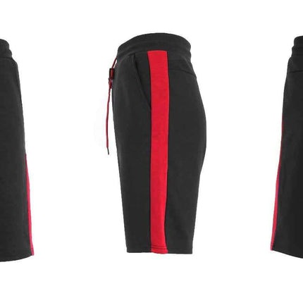 Mens Tech Shorts w/ Side Trim Lounge Active Sports Running Colors Casual Gym NEW