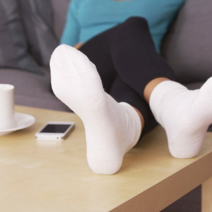3-12 Pairs For Womens Ankle Athletic Crew Cotton Solid Cushioned Socks Size 9-11 - PremiumBrandGoods