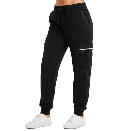 Women's Loose-Fit Fleece-Lined Cargo Jogger Sweatpants (Sizes: S-2XL) NEW