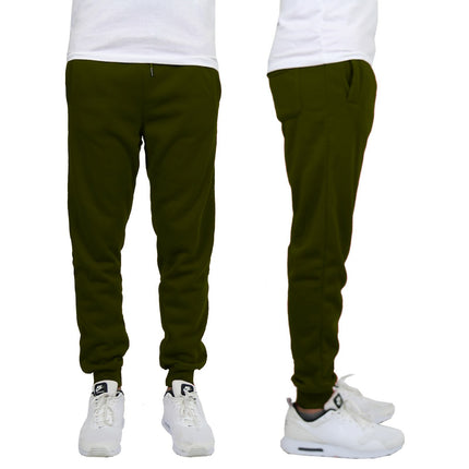 Mens Fleece Track Jogger Pants Sweatpants Running Active Sports Lounge Gym NEW