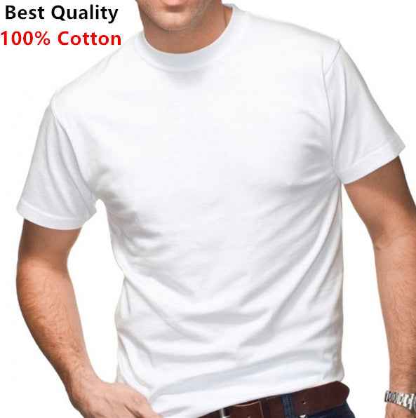 (Draft) Men’s Short Sleeve Crew Neck T-Shirt – Soft Cotton Casual Basic Tee for Everyday Wear, White