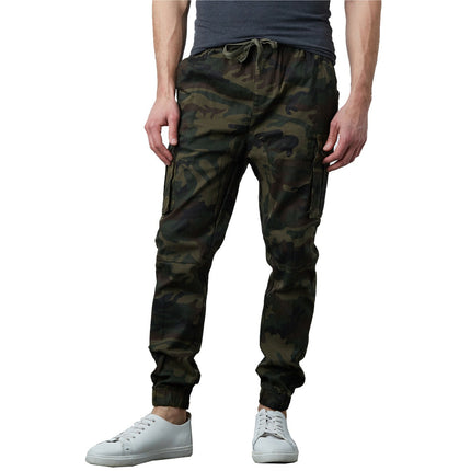 Mens Twill Stretch Jogger and Cargo Pocket Pants Chinos Work Lounge Active NEW