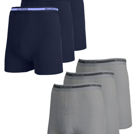 Men's  Stretch Cotton Boxer Briefs (6-Pack) (Sizes: S-2XL) NWT Free Shipping