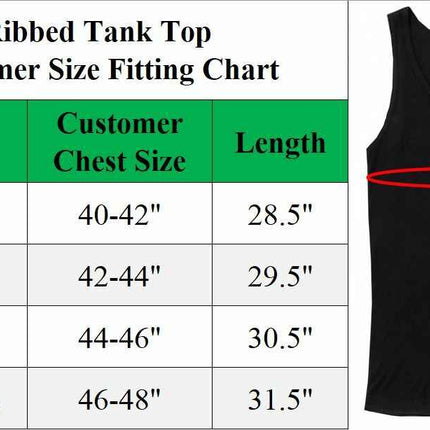 Men's 3 Pack Ribbed Tank Top Shirts Muscle Sleeveless Gym Beach Undershirt NWT