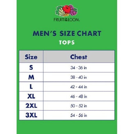Fruit of the Loom Men's True Comfort 5 Pack Crew Neck Tee 5-Pack - PremiumBrandGoods