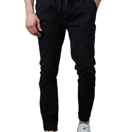Mens Twill Stretch Jogger and Cargo Pocket Pants Chinos Work Lounge Active NEW