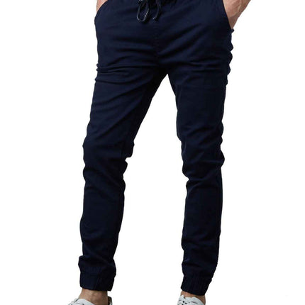 Mens Twill Stretch Jogger and Cargo Pocket Pants Chinos Work Lounge Active NEW