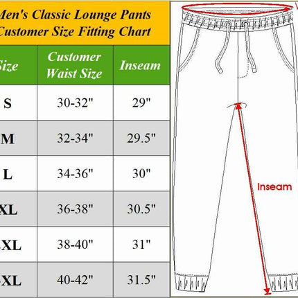 5-Pack Men' Lounge Pants Sleep Gym Active Pajama Sweatpants Soft Jogger Slim