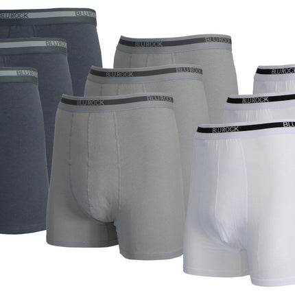 Men's  Stretch Cotton Boxer Briefs (9-Pack) (Sizes: S-2XL) NWT Free Shipping