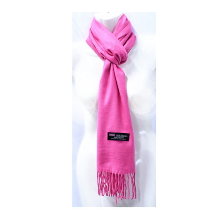 Winter Unisex Plain Solid Scarves 100% Cashmere Wool Warm Scarf Made in Scotland - PremiumBrandGoods