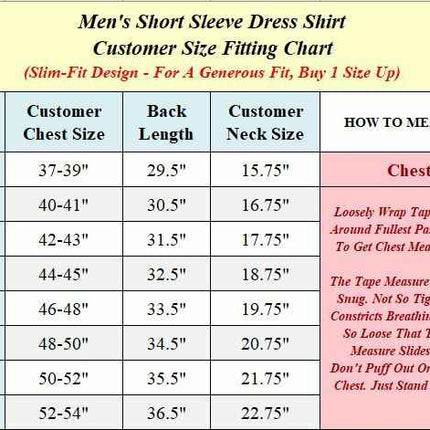 Mens Short Sleeve Solid Dress Shirt Slim Fit Button Down Casual NWT (S-5XL)