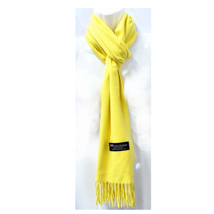 Winter Unisex Plain Solid Scarves 100% Cashmere Wool Warm Scarf Made in Scotland - PremiumBrandGoods