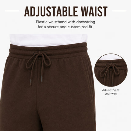 Men's Classic Heavyweight Fleece Sweatpants with Open Bottom (S-3XL) - Free Ship
