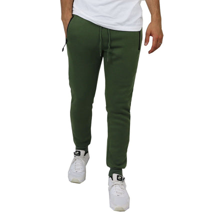 Mens Fleece Track Jogger Pants Sweatpants Running Active Sports Lounge Gym NEW