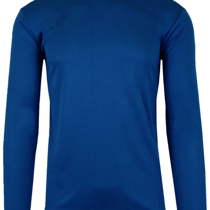 Mens Long Sleeve Crew Neck Performance Tees Layer Lounge Gym Work Casual NEW