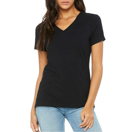 Womens V-Neck Short Sleeve Tee T-Shirts Solid Active Undershirt Gym Breathable