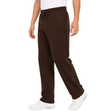 Men's Classic Heavyweight Fleece Sweatpants with Open Bottom (S-3XL) - Free Ship
