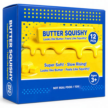 Super Soft 6-Inch Butter Squishy Sensory Stress Relief Toy