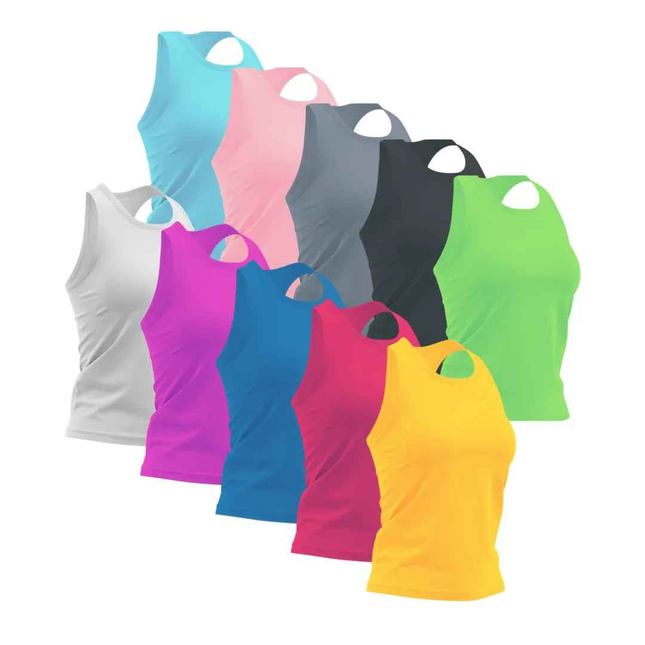 Draft 6 Pack Women's Solid Smooth Assorted Tank Tops (Copy)