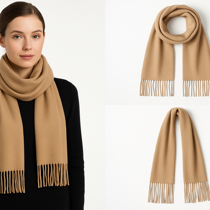 Camel Beige Scarf