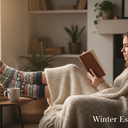 Women's Wool Blend Winter Socks - Assorted 6-Pack Nordic Pattern Warm Socks