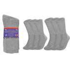 Grey / Size 9-11 / 6 Pairs