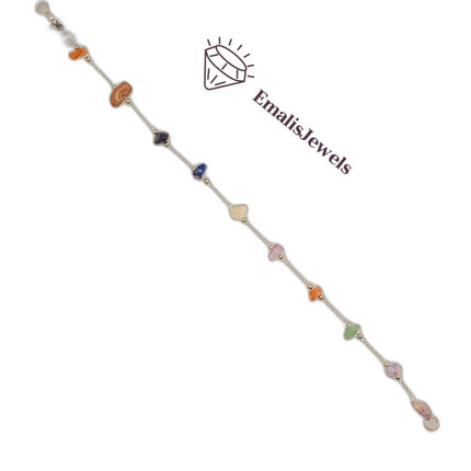 Handmade Stone Bracelets with Stainless Steel Gold overlay Chain - PremiumBrandGoods