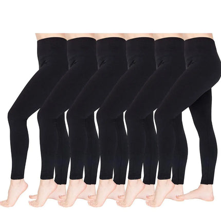 Hot! Women’s Extra Fleece Leggings High Waist Soft Stretchy Warm Leggings Regular (One Size) 220G Fleece - PremiumBrandGoods