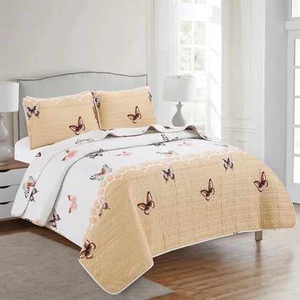 LiveWell 3 Piece Quilt Set (10 Styles) - PremiumBrandGoods