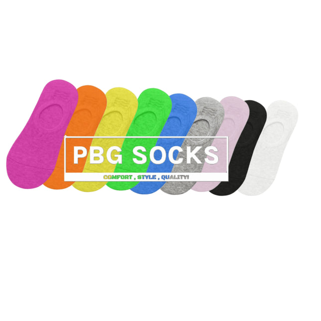  Cotton No Show Socks for Women Sizes 9-11 